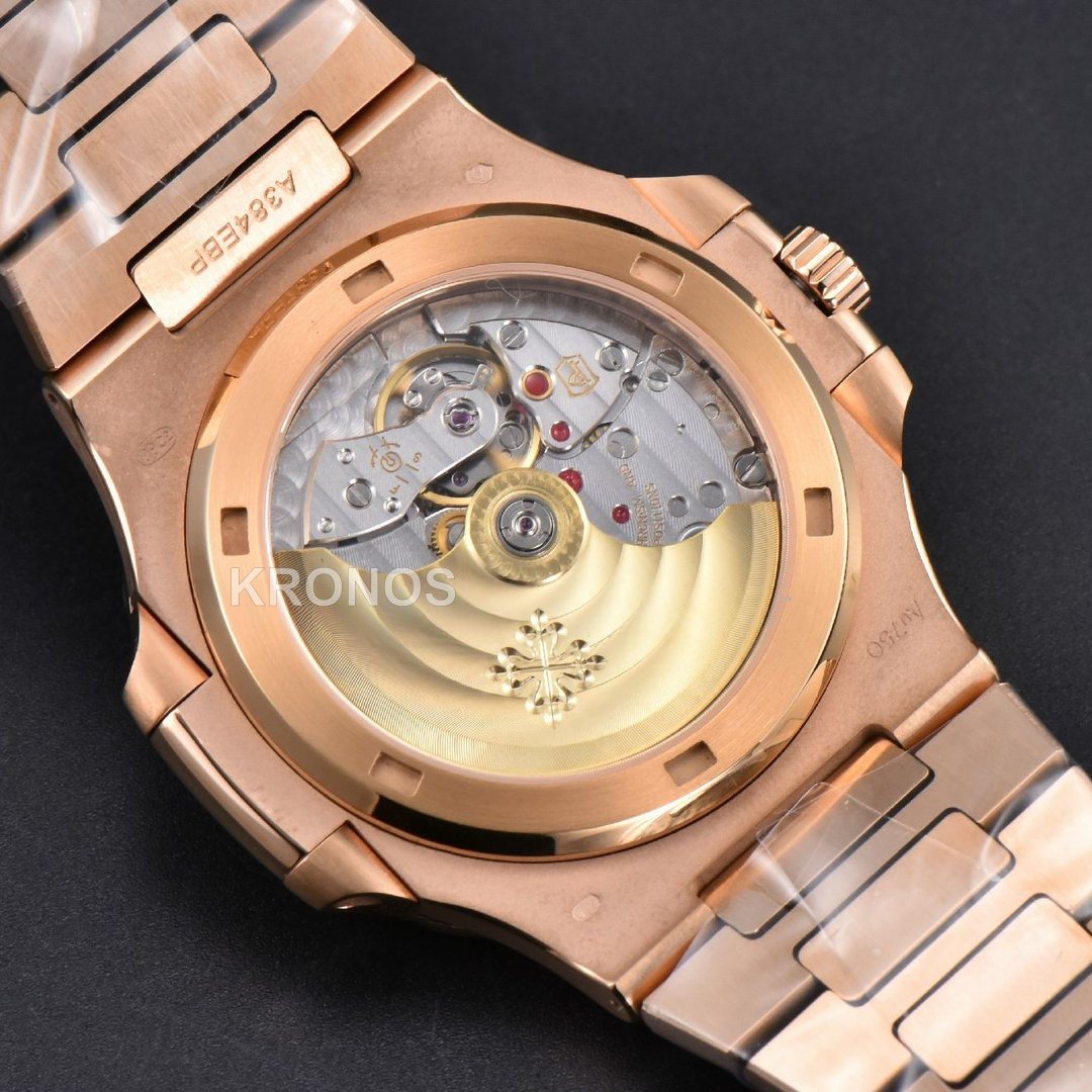 Nautilus 40mm Gray Textured Dial - Authentic Movement