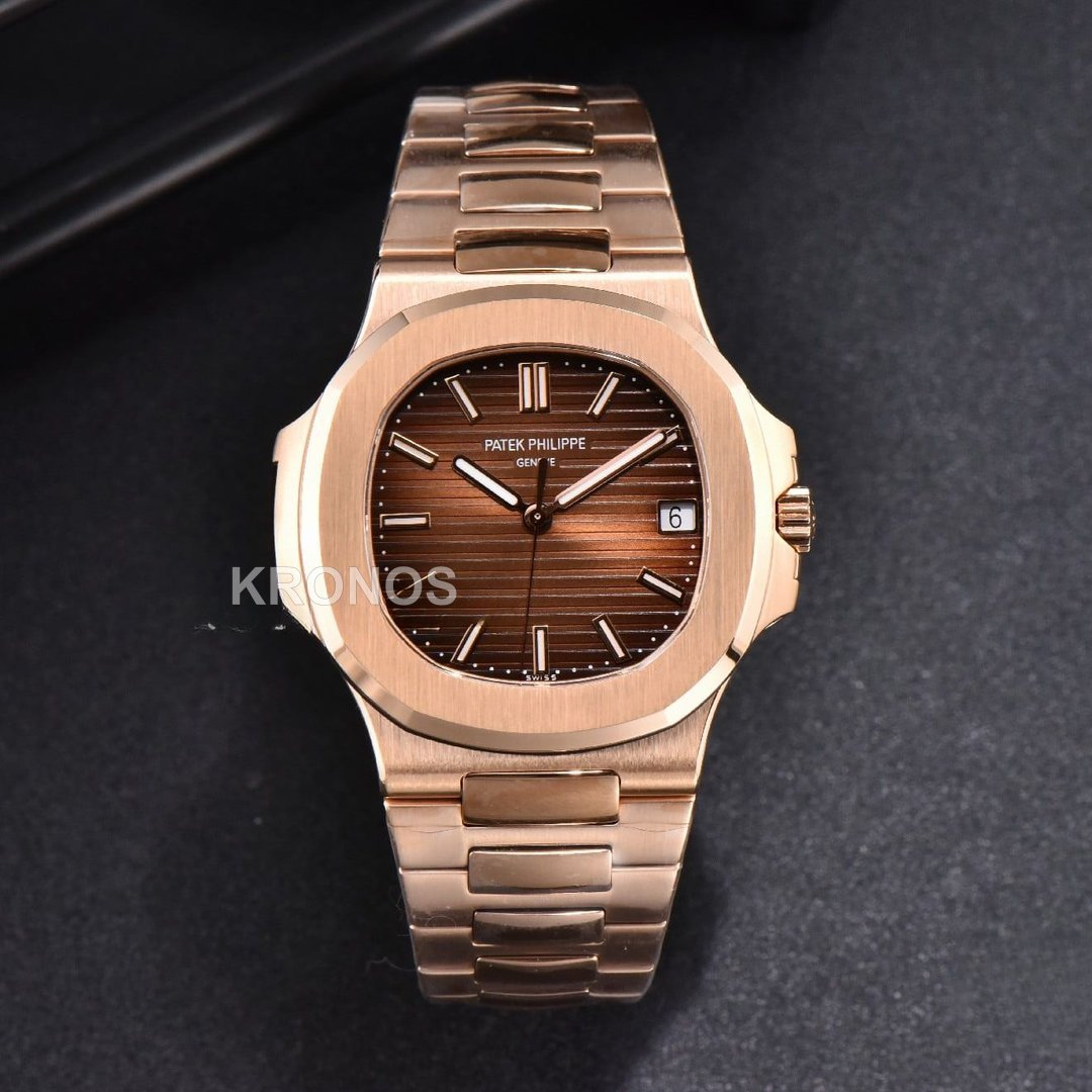 Nautilus 40mm Brown Dial - Authentic Movement