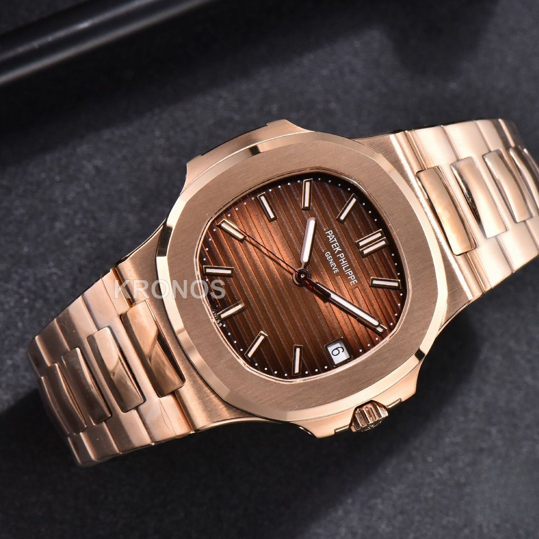 Nautilus 40mm Brown Dial - Authentic Movement