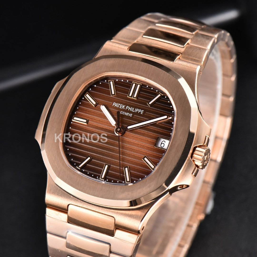 Nautilus 40mm Brown Dial - Authentic Movement