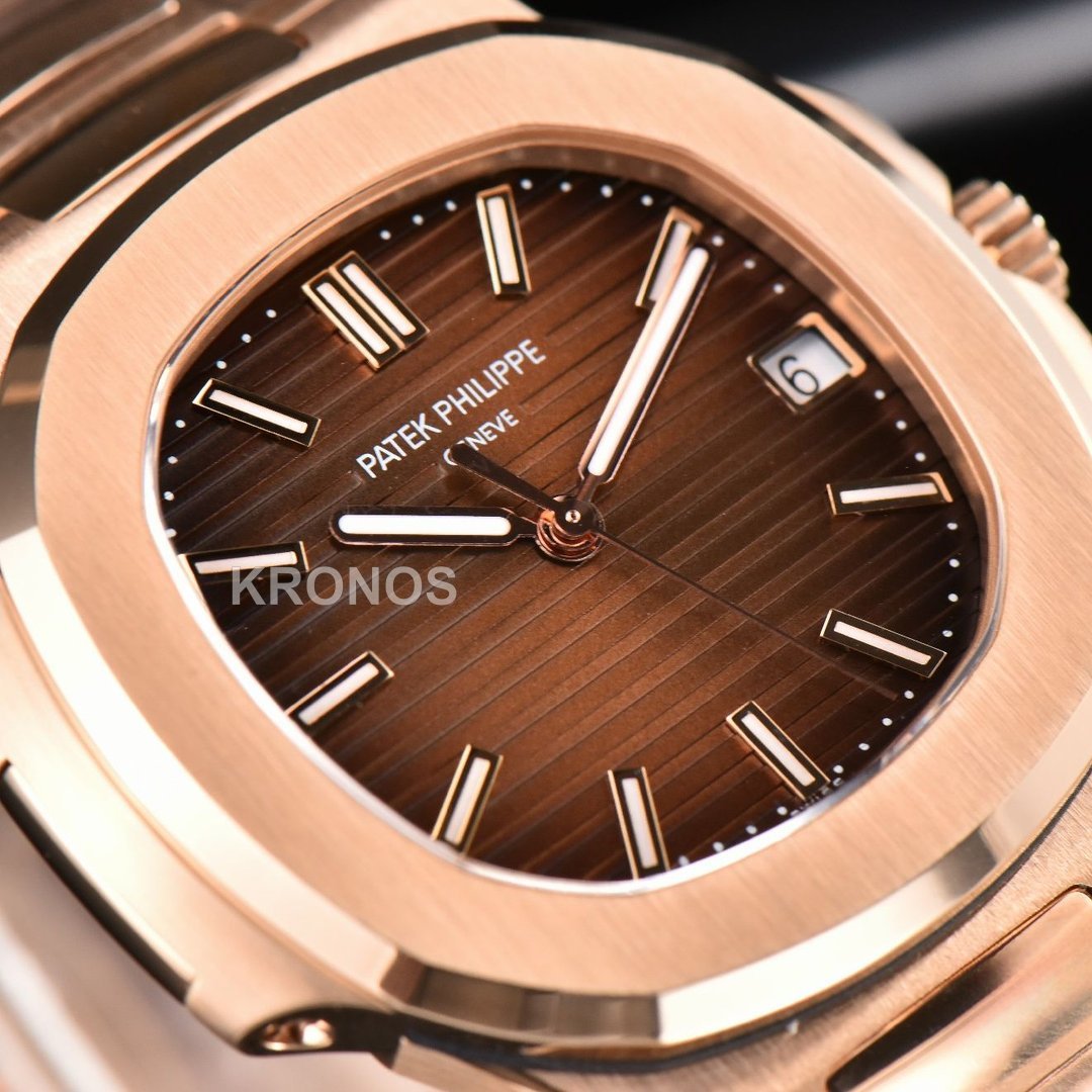 Nautilus 40mm Brown Dial - Authentic Movement