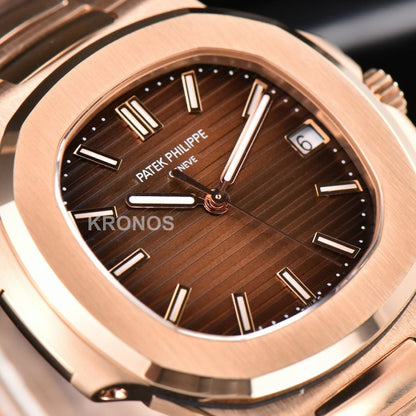 Nautilus 40mm Brown Dial - Authentic Movement
