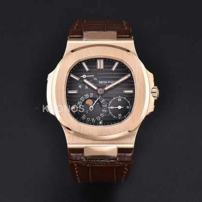 Nautilus 40mm Brown Dial Brown - Authentic Movement