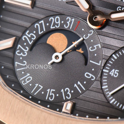 Nautilus 40mm Brown Dial Brown - Authentic Movement