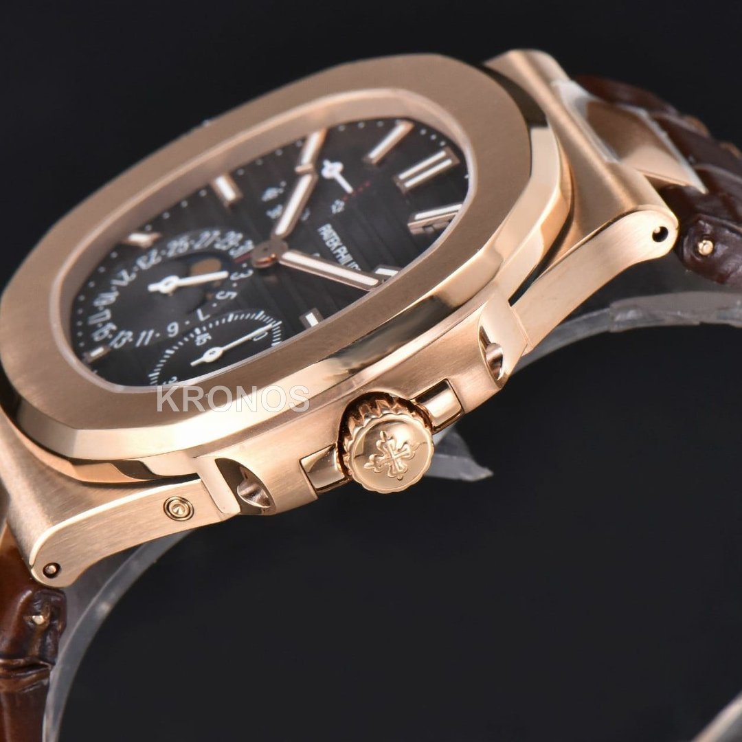 Nautilus 40mm Brown Dial Brown - Authentic Movement