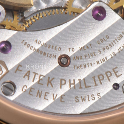 Nautilus 40mm Diamond Gray Dial Diamond Marker Moonphase Brown - Authentic Movement
