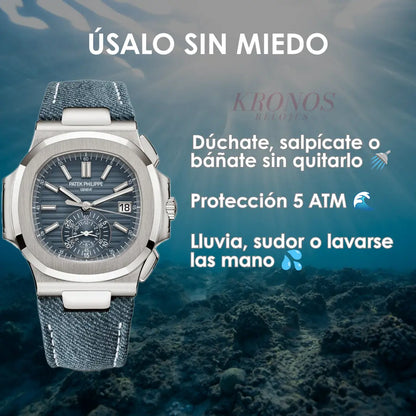 Cierre seguridad Nautilus Chronograph Kronos Relojes Mexico