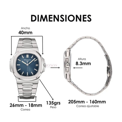 Reloj deportivo elegante Nautilus Steel Kronos Relojes México