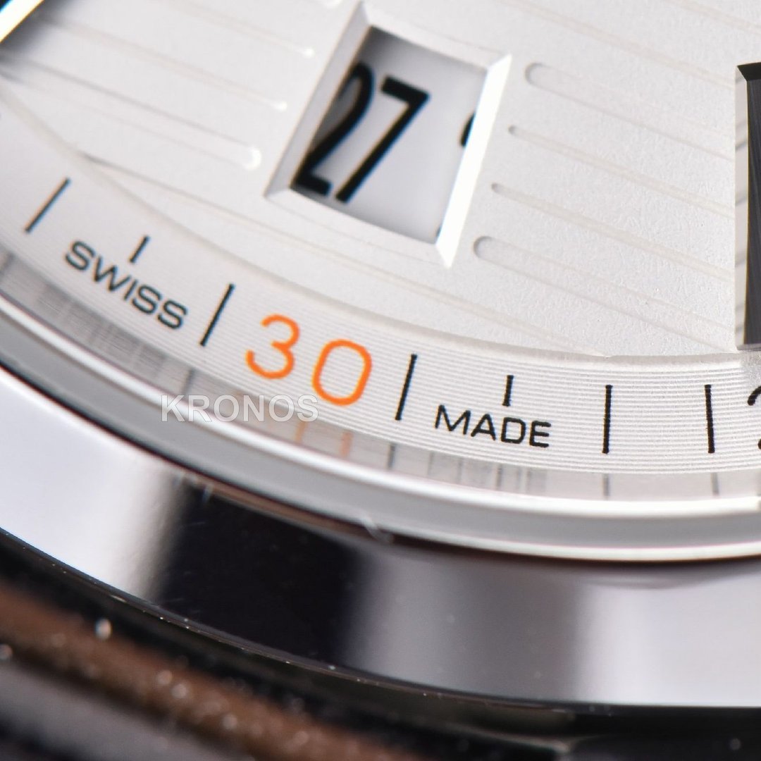 Aqua Terra 150m Seamaster 41mm White Dial Orange Hands Black - Authentic Movement