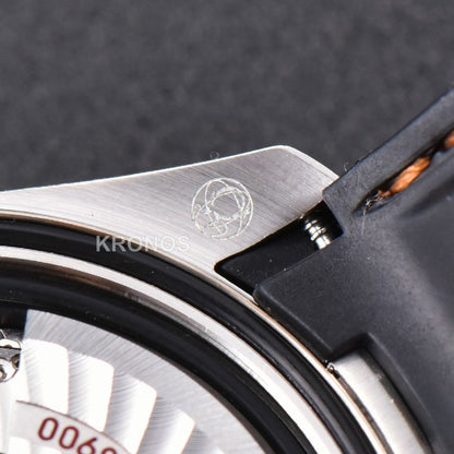 Aqua Terra 150m Seamaster 41mm White Dial Orange Hands Black - Authentic Movement