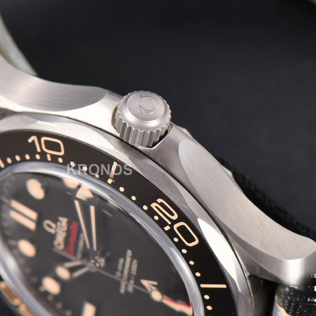 Seamaster 300 “no Time To Die” Limited Edition 42mm Nato Strap( Metal )- Authentic Movement