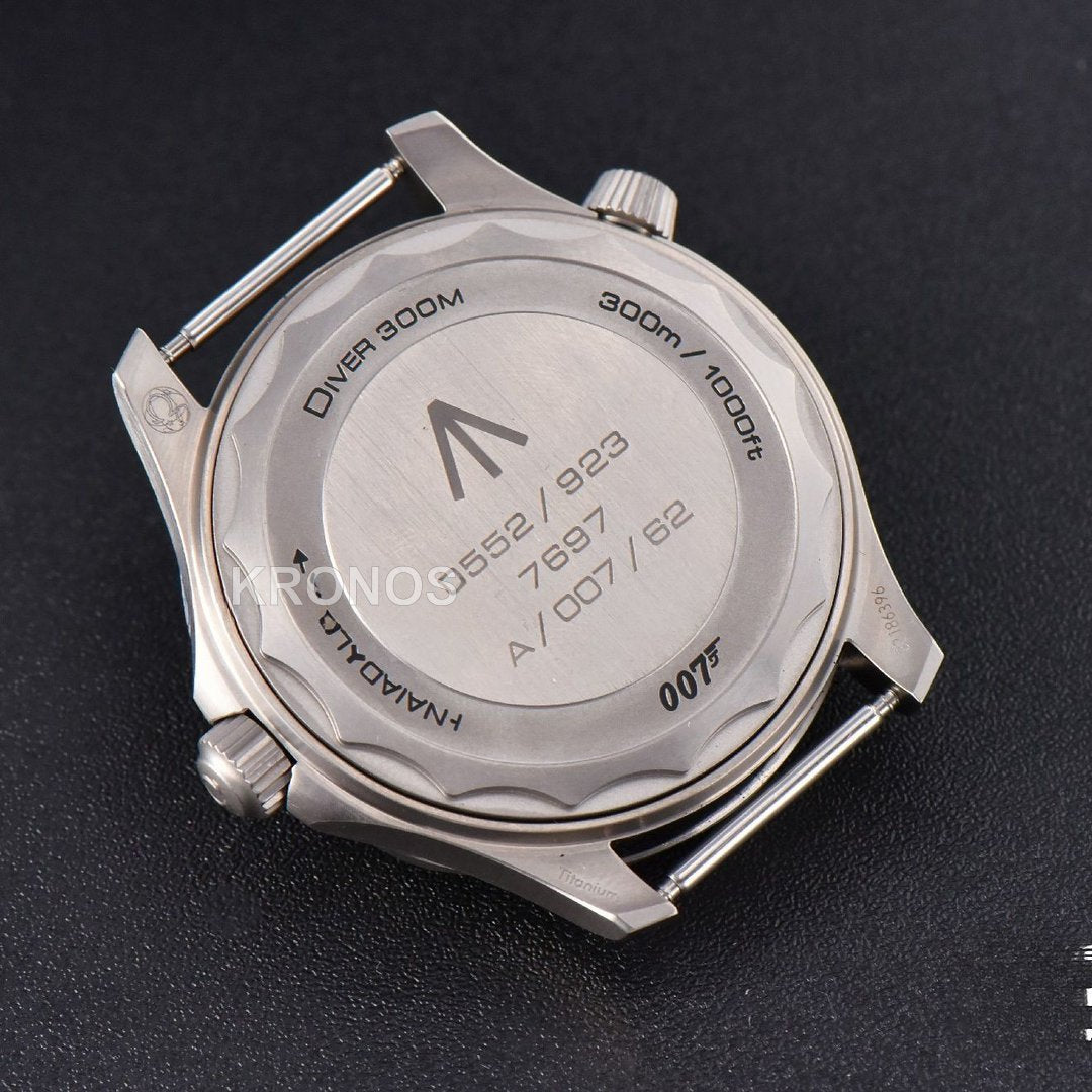 Seamaster 300 “no Time To Die” Limited Edition 42mm Nato Strap( Metal )- Authentic Movement