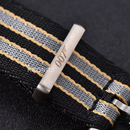 Seamaster 300 “no Time To Die” Limited Edition 42mm Nato Strap( Metal )- Authentic Movement