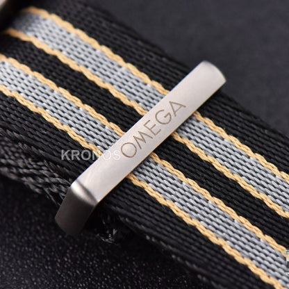 Seamaster 300 “no Time To Die” Limited Edition 42mm Nato Strap( Metal )- Authentic Movement
