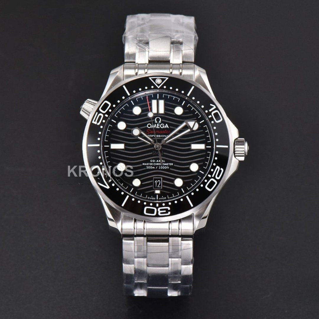 Seamaster Diver 300m 42mm Black Ceramic Black Dial - Authentic Movement
