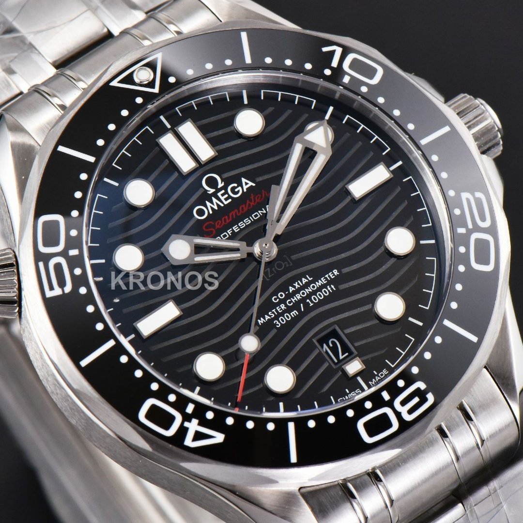 Seamaster Diver 300m 42mm Black Ceramic Black Dial - Authentic Movement