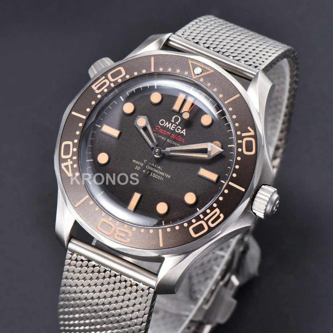 Seamaster 300 “no Time To Die” 42mm Dandong Clone Movement - Authentic Movement