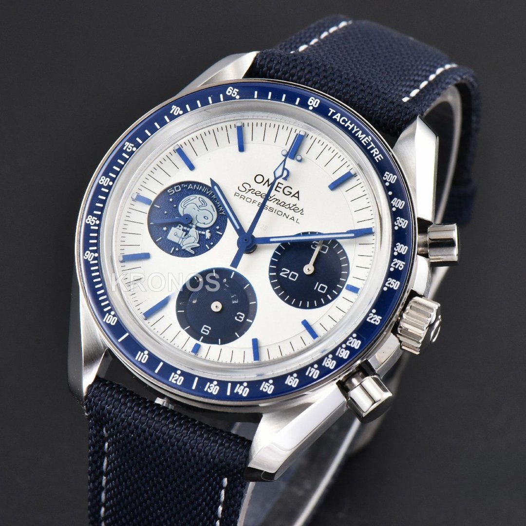 Speedmaster Professional ‘snoopy’ 50th Anniversary 42mm Osf - Authentic Movement