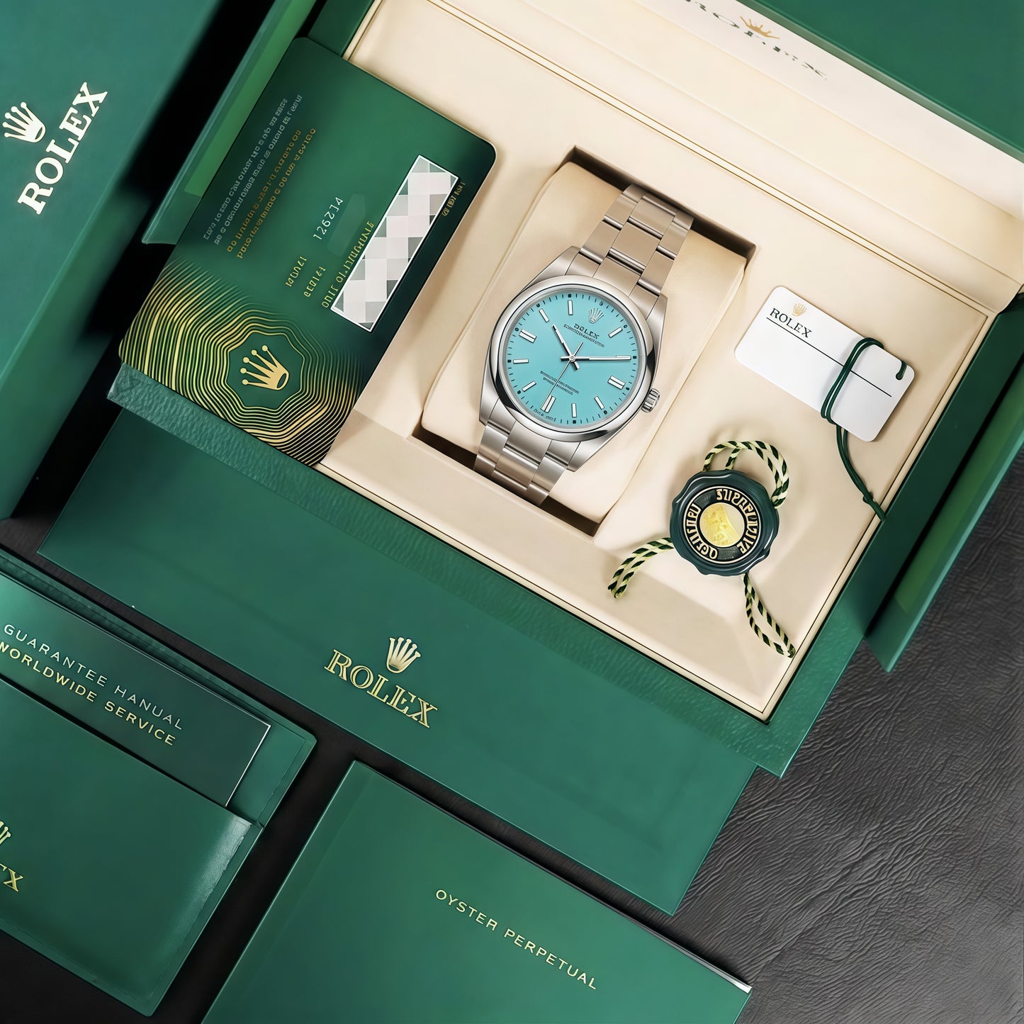 Oyster Perpetual Oystersteel - Tiffany Dial Oyster