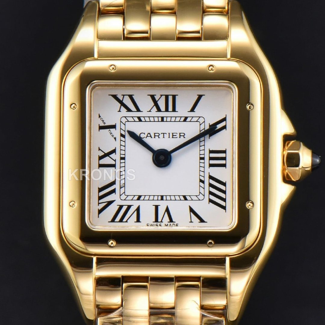 Panthère 22mm White Dial - Authentic Movement