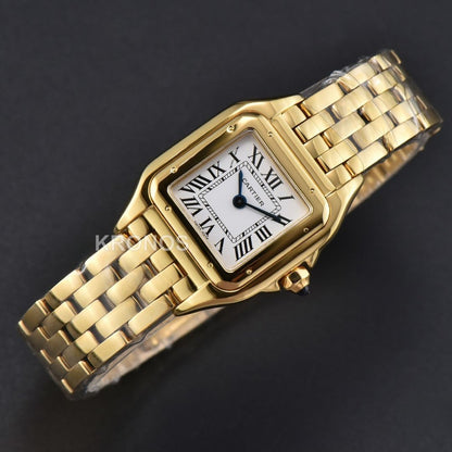 Panthère 22mm White Dial - Authentic Movement