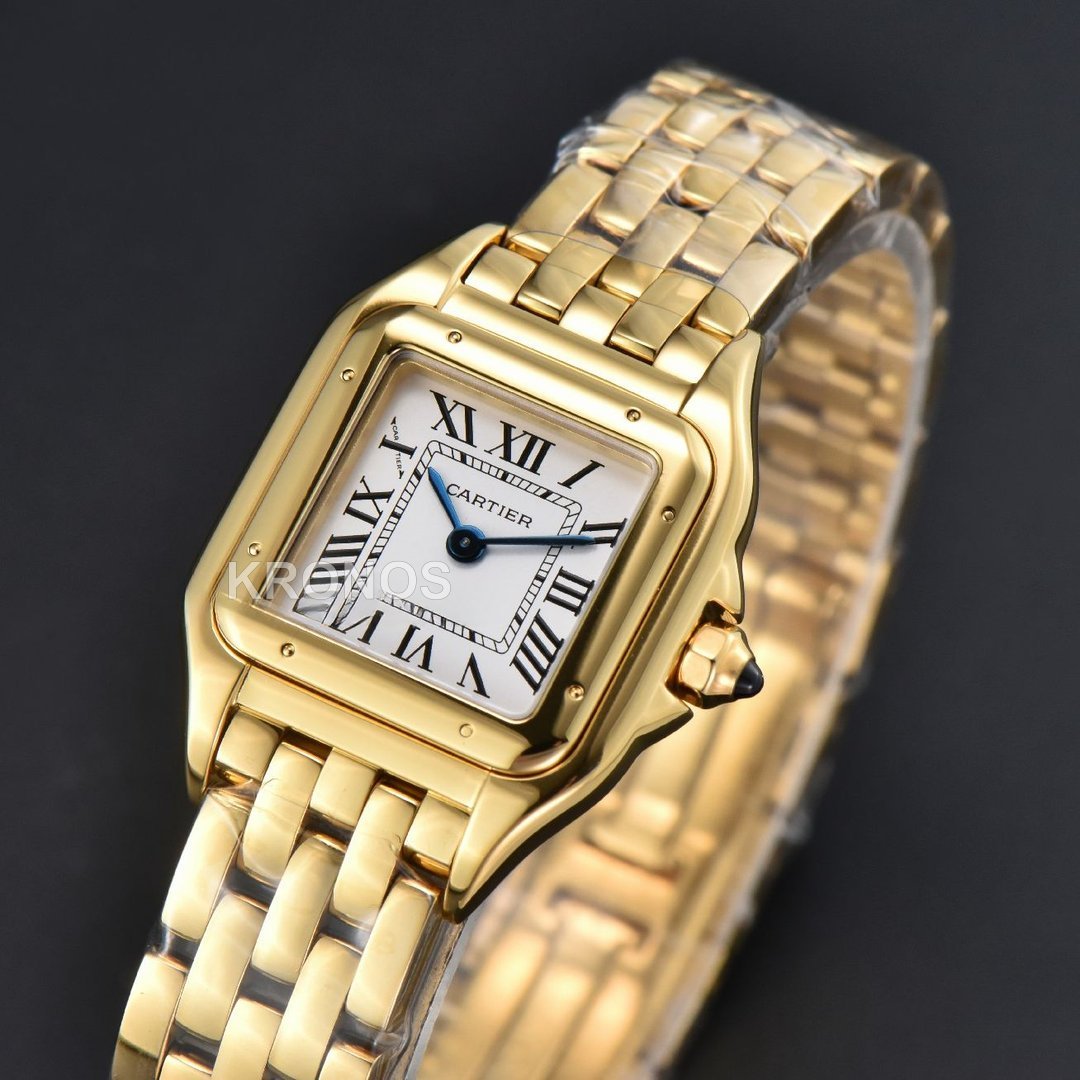 Panthère 22mm White Dial - Authentic Movement