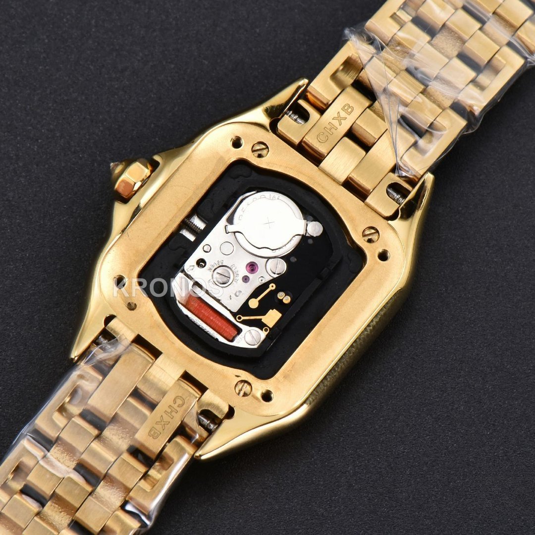 Panthère 22mm White Dial - Authentic Movement