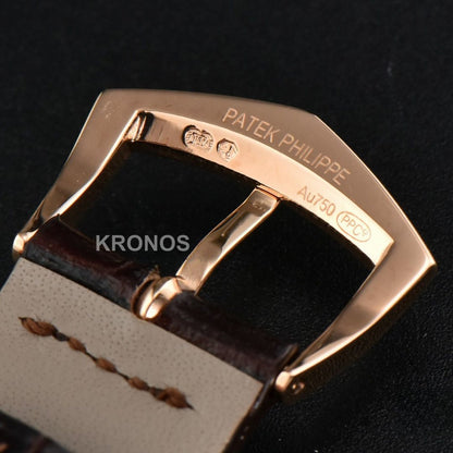Calatrava 38mm Beige Dial Brown - Authentic Movement
