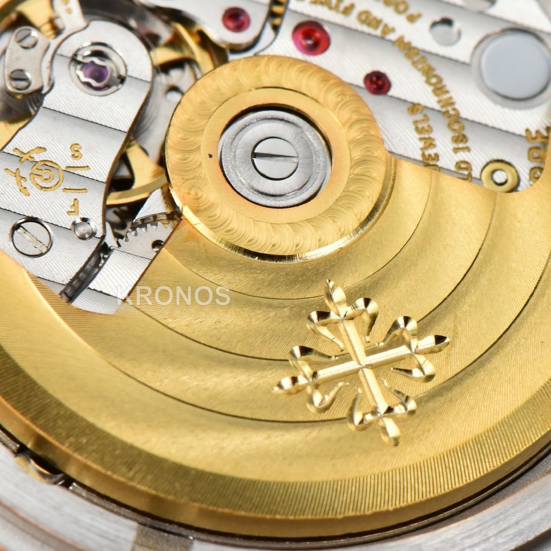 Calatrava 38mm Beige Dial Brown - Authentic Movement