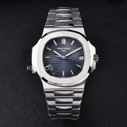Nautilus 40mm Blue Textured Dial  - Authentic Movement