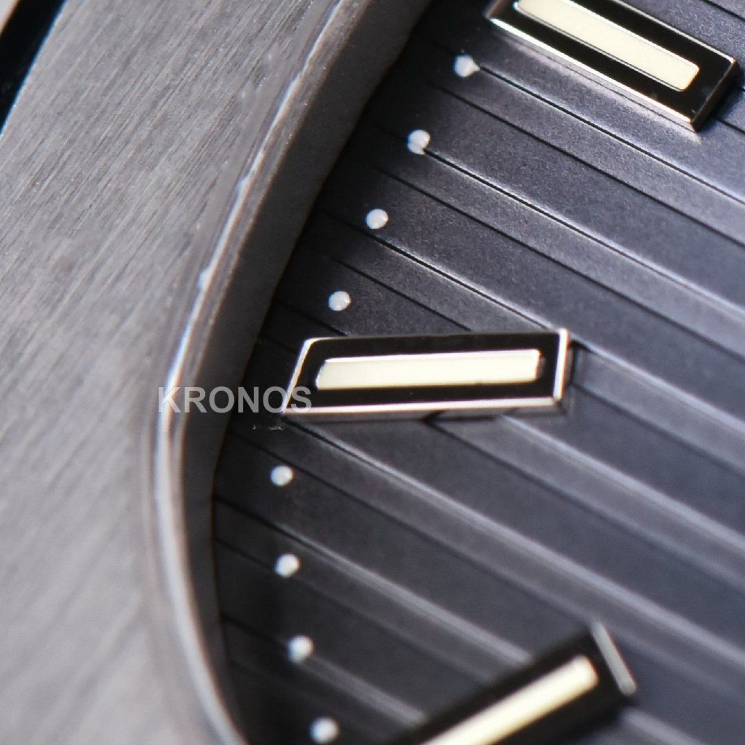 Nautilus 40mm Blue Textured Dial  - Authentic Movement