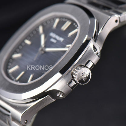 Nautilus 40mm Blue Textured Dial  - Authentic Movement