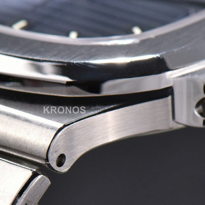 Nautilus 40mm Blue Textured Dial  - Authentic Movement
