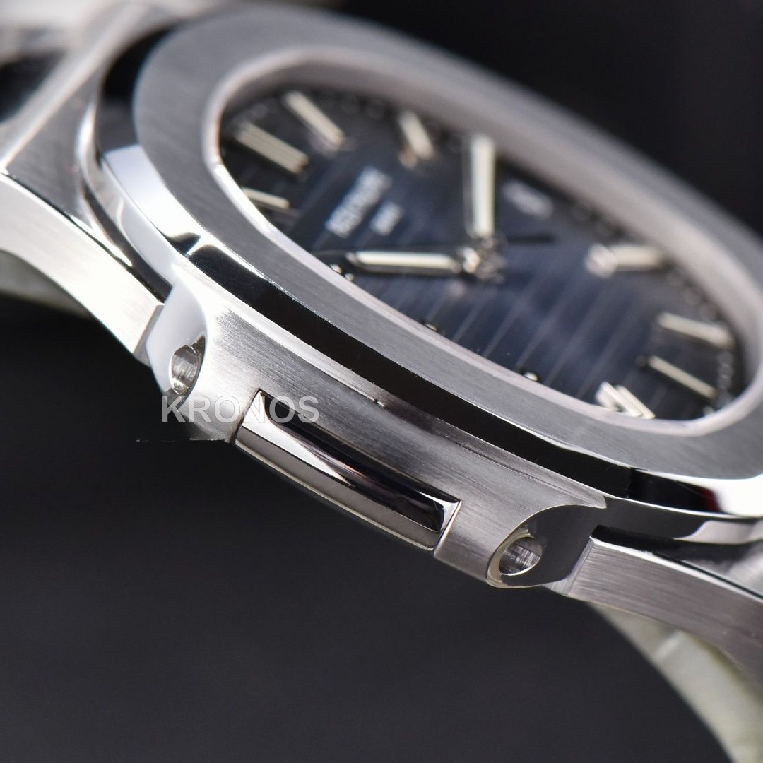 Nautilus 40mm Blue Textured Dial  - Authentic Movement