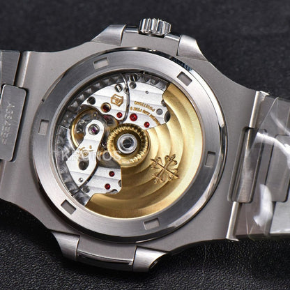 Nautilus 40mm Blue Textured Dial  - Authentic Movement