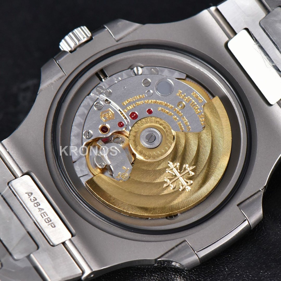 Nautilus 40mm Blue Textured Dial  - Authentic Movement