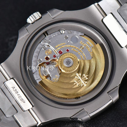 Nautilus 40mm Blue Textured Dial  - Authentic Movement