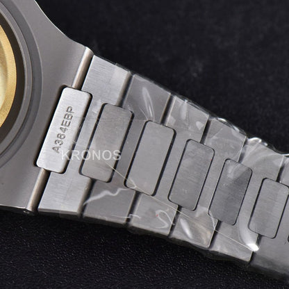 Nautilus 40mm Blue Textured Dial  - Authentic Movement