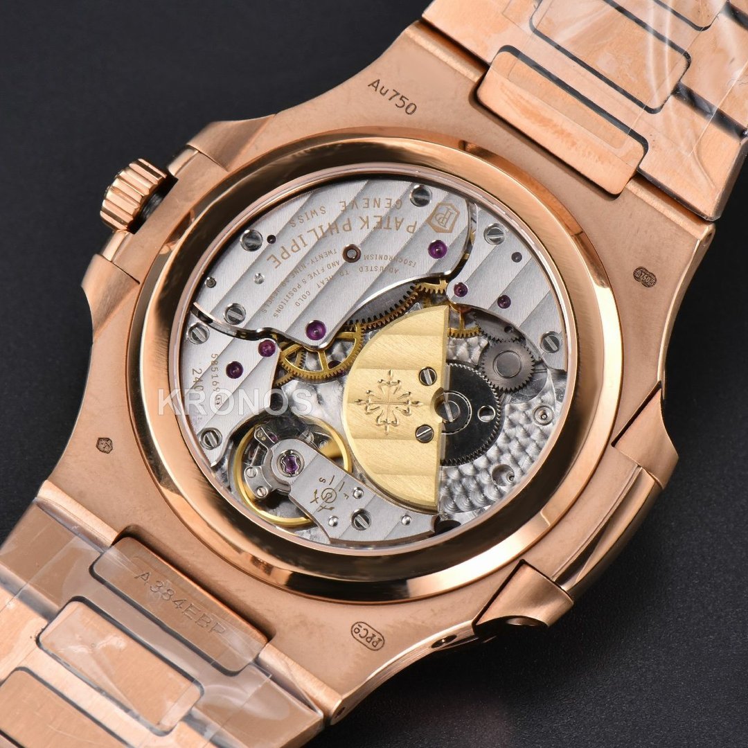 Nautilus 40mm Black Dial - Authentic Movement
