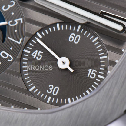 Nautilus 40mm Gray Dial Black - Authentic Movement