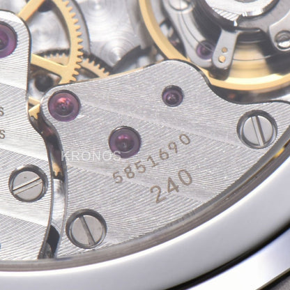 Nautilus 40mm Gray Dial Black - Authentic Movement