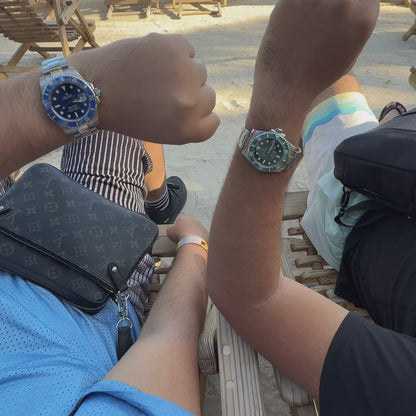 Submariner "Smurf" Oystersteel – Blue Dial Blue Bezel Oyster Date Type Rolex