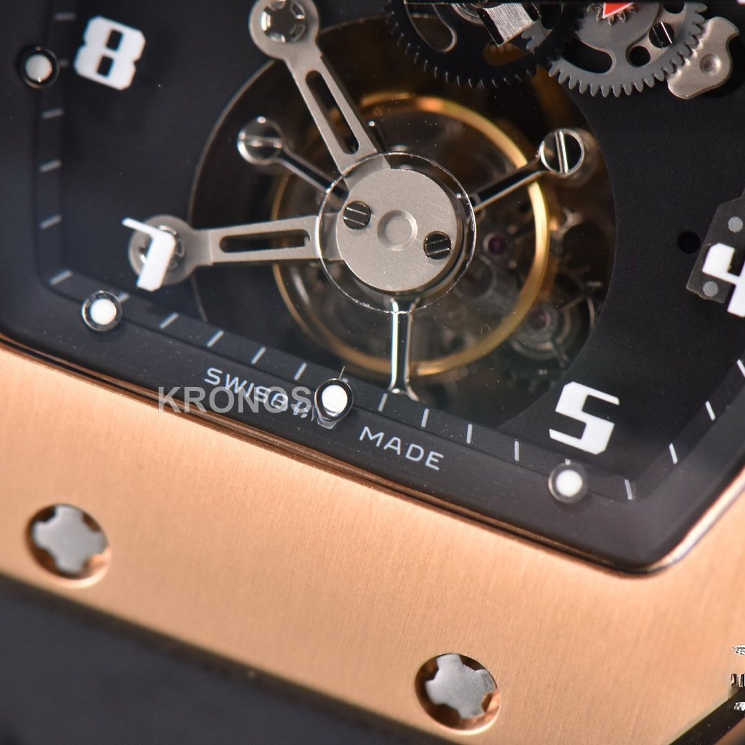 Rm001 Tourbillon 47mm Black Skeleton Dial Black - Authentic Movement