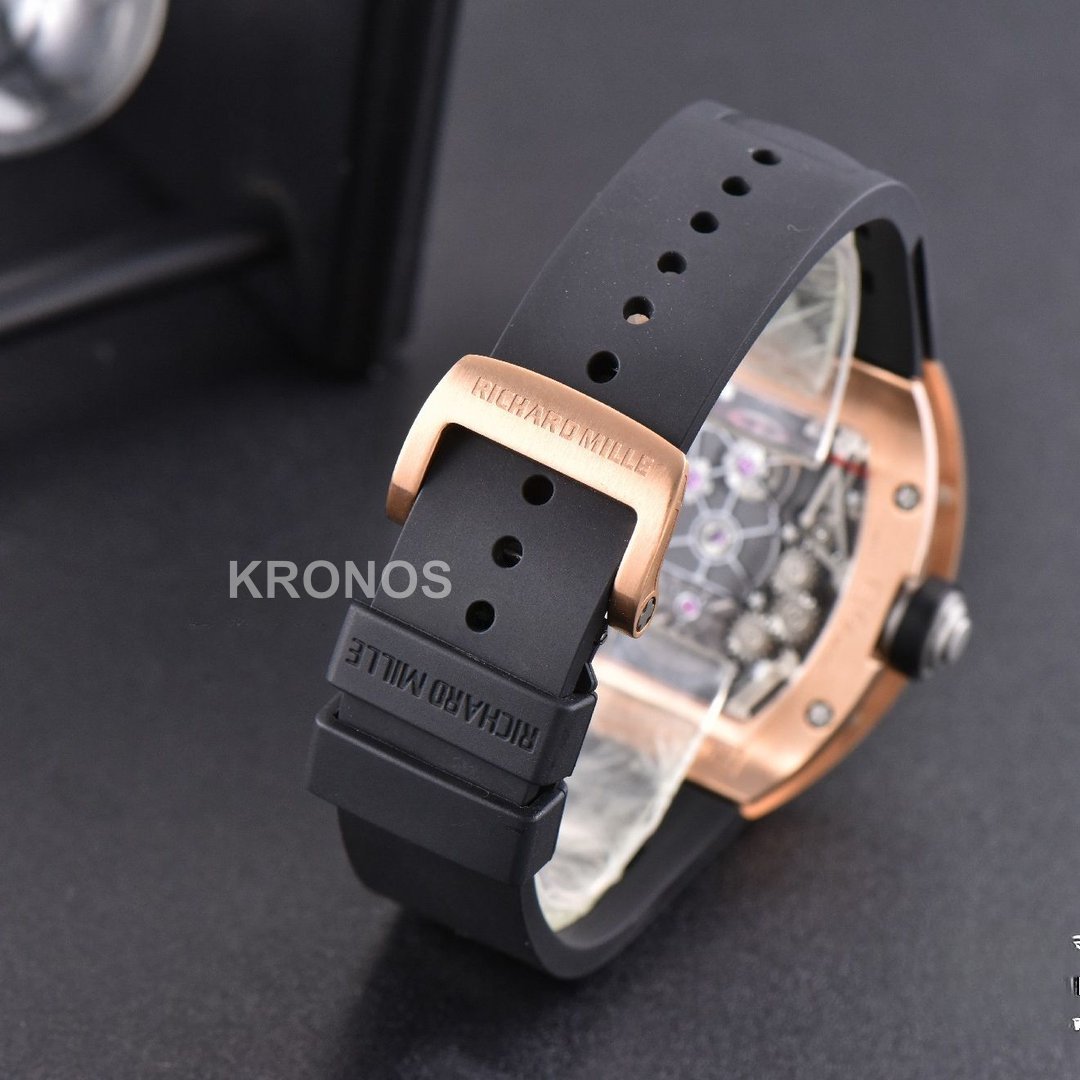 Rm001 Tourbillon 47mm Black Skeleton Dial Black - Authentic Movement