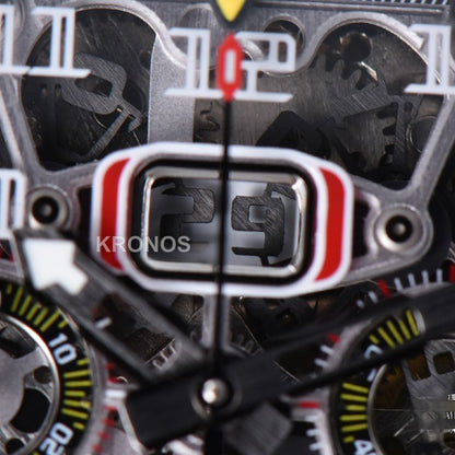 Rm011 Ntpt Chrono Skeleton Dial Orange - Authentic Movement