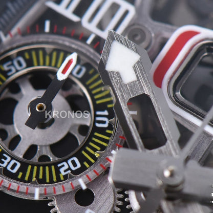 Rm011 Ntpt Chrono Skeleton Dial Orange - Authentic Movement