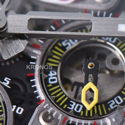 Rm011 Ntpt Chrono Skeleton Dial Orange - Authentic Movement