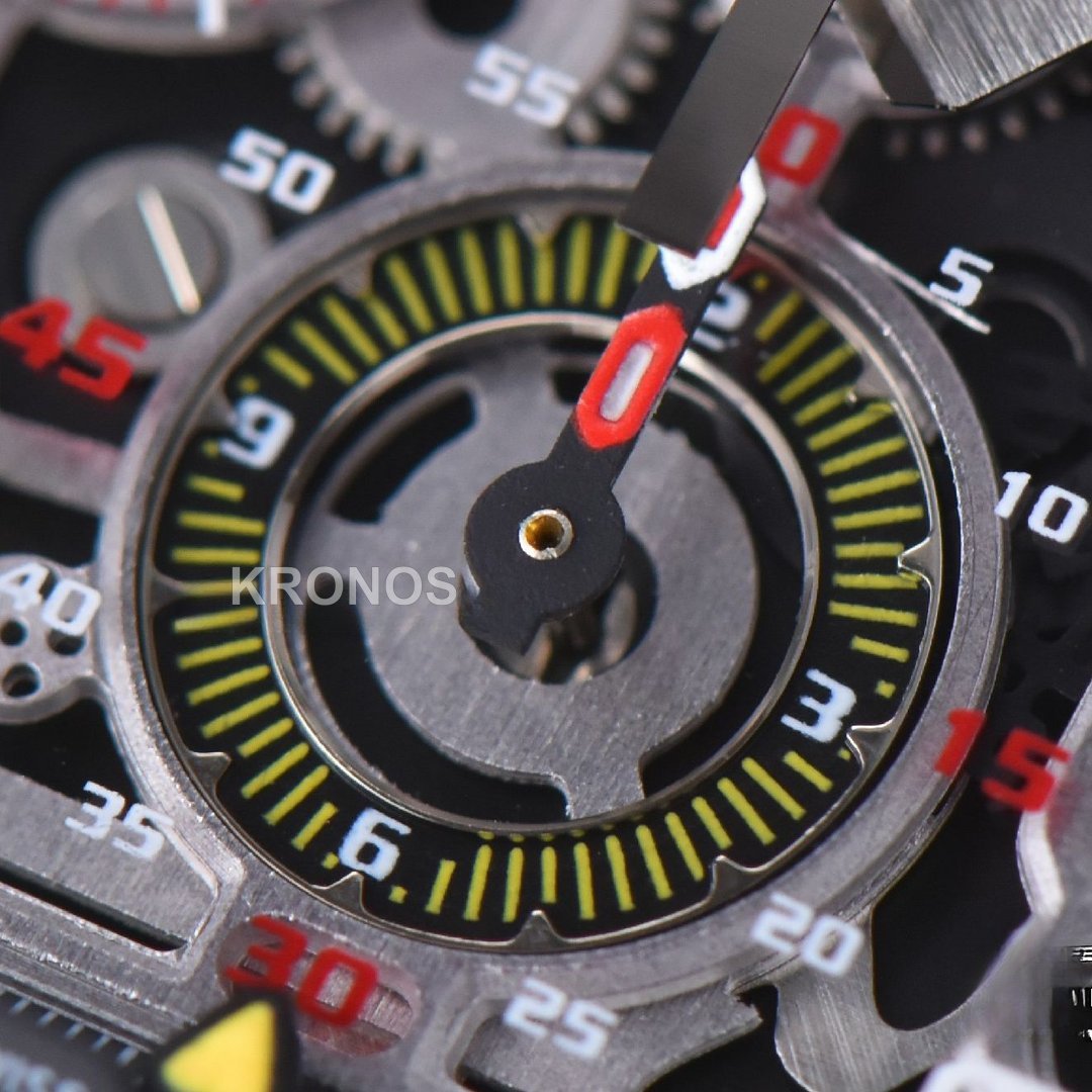 Rm011 Ntpt Chrono Skeleton Dial Orange - Authentic Movement