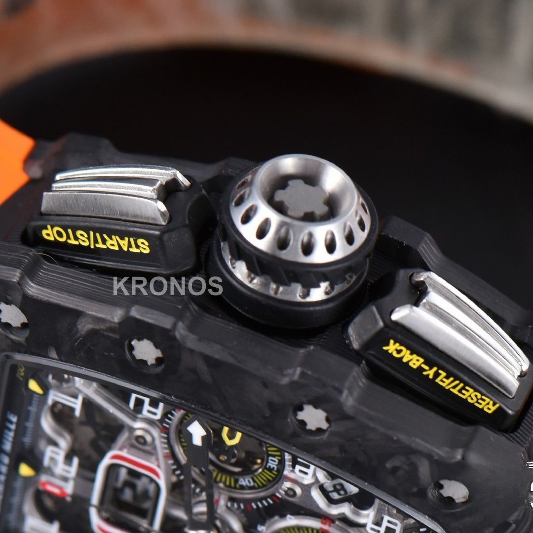 Rm011 Ntpt Chrono Skeleton Dial Orange - Authentic Movement