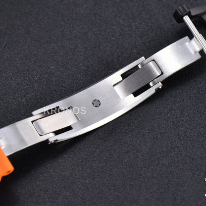 Rm011 Ntpt Chrono Skeleton Dial Orange - Authentic Movement